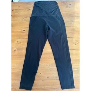 Ingrid & Isabel Maternity Black Active Leggings with Pockets Size S